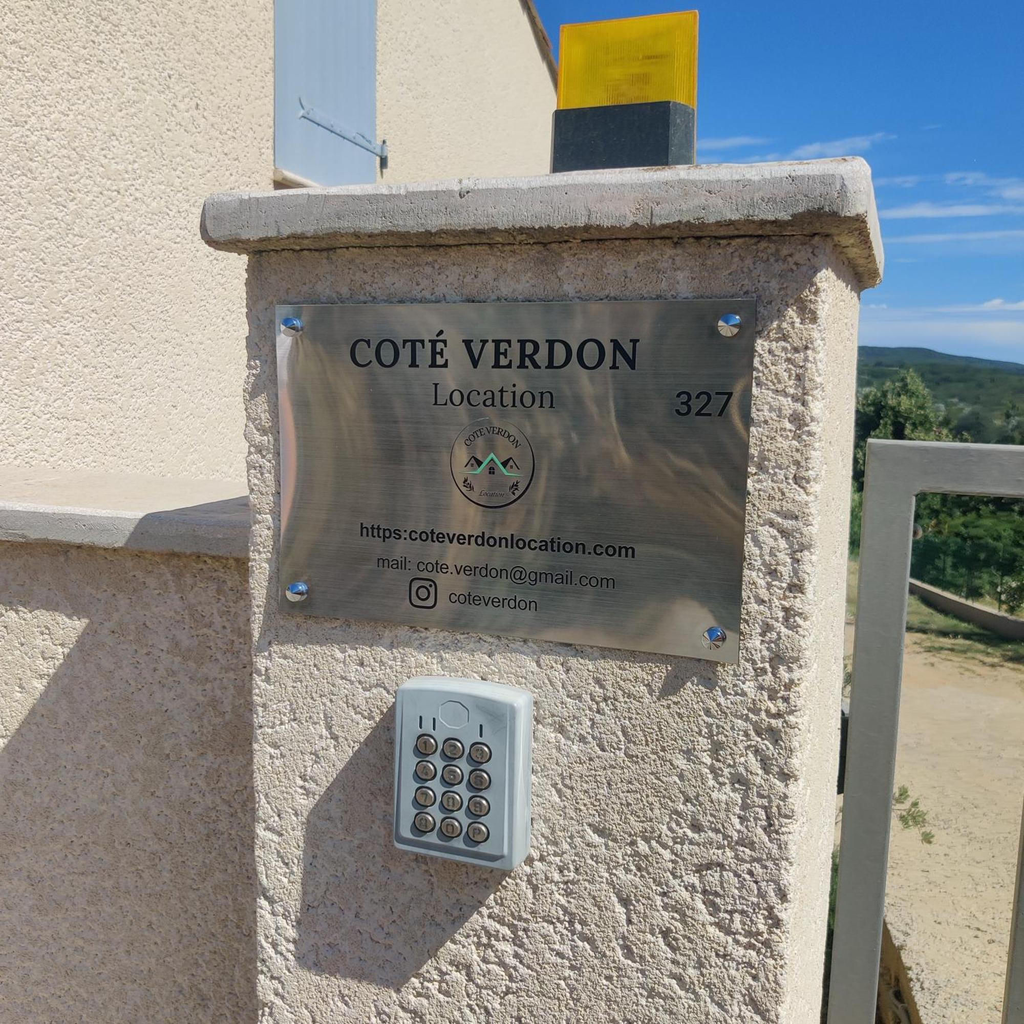 Cote Verdon 2 Quinson Eksteriør billede